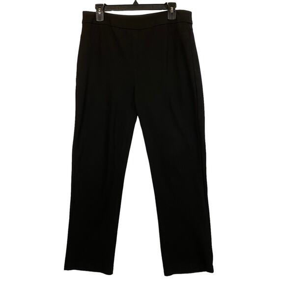 Soft Surroundings Black Pull On Ankle Crop Pants Size Medium - Picture 1 of 5